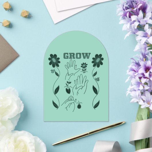 Grow - ASL Design アクリル招待状 (インサイチュ (ウェディング))