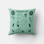 Grow - ASL Design クッション (裏面)