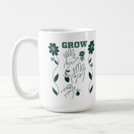 Grow - ASL Design コーヒーマグカップ