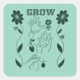 Grow - ASL Design スクエアシール