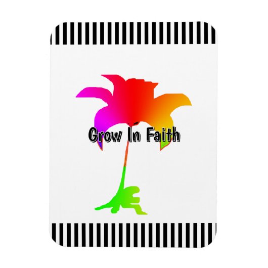Grow In Faith Refrigerator マグネット (縦)