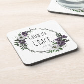 Grow in Grace Plastic Coaster コースター (左側)