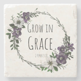 Grow in Grace Stone Coaster ストーンコースター