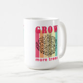 grow more trees コーヒーマグカップ (正面右)