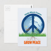 Grow_Peace1.PNG ポストカード (正面/裏面)