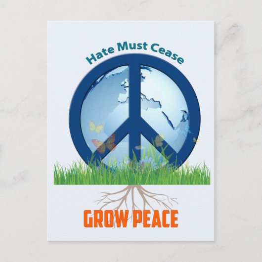 Grow_Peace1.PNG ポストカード (正面)