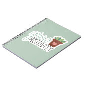 Grow Positivity - Inspirational Calligraphy Design ノートブック (左側)