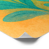 Grow Slow Bloom Bright – Peaceful Panda Garden ポスター (角)