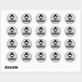 Grow The Mo - Stickers - Diamonds Edition ラウンドシール (シート)