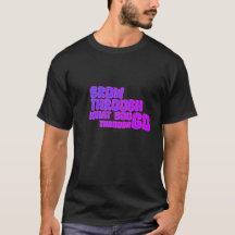 Grow Through – ミニマリスト モチベーションメッセージTシャツ