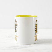 Grow Through Books Nature Book Art ツートーンマグカップ (中央)