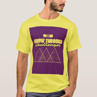 Grow Through Challenges – Inspirational t shirt Tシャツ