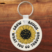 Grow through what you go through. キーホルダー (裏面)