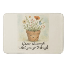 Grow Through What You Go Through バスマット