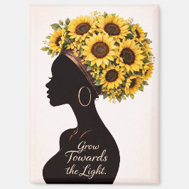 Grow Towards the Light Sunflower Magnet マグネット