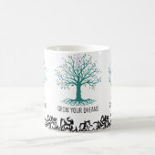 Grow Your Dreams Mug – Follow Your Dreams Inspirat コーヒーマグカップ (中央)