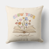 Grow Your Mind Book Lover's 読 is Love クッション (裏面)