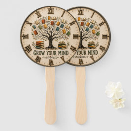 Grow Your Mind Book  Reading Teacher Gift ハンドファン