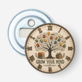 Grow Your Mind Book Reading Teacher Gift 栓抜き (正面)