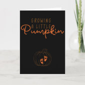 Growing A Little Pumpkin Fall Thanksgiving By Pump カード (正面)