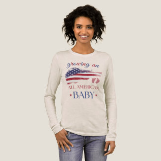Growing An All American Baby 4th Of July Pregnancy トライブレンドTシャツ