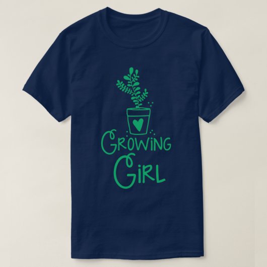 growing girl tシャツ (デザイン正面)