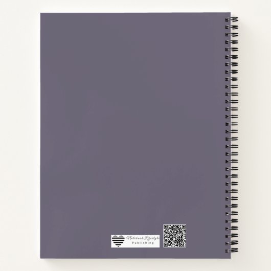 Growing Gradient Symbol | From Seed to Leaf Line ノートブック (裏面)