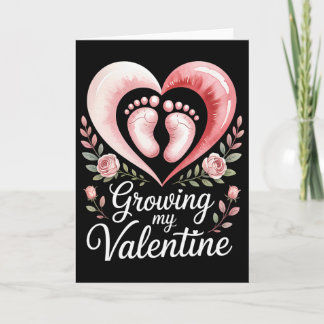 Growing My Valentine By Feet Heart Art カード