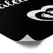 Growing My Valentine Pregnancy New Mom Valentines  ポスター (角)