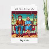 Growing Old With You |誕生日 カード (正面)