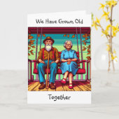 Growing Old With You |誕生日 カード (黄色い花)