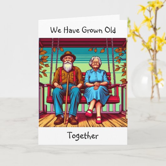 Growing Old With You |誕生日 カード (黄色い花)