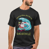 Growing Older But Not Up Surfing Santa  Tシャツ (正面)