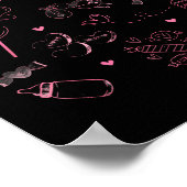 Growing Our Little Valentine Pregnancy Announcemen ポスター (角)