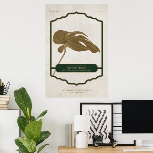 GROWING SHADES - MATUREデザインJOURNAL POSTER V2 ポスター (ホームオフィス)
