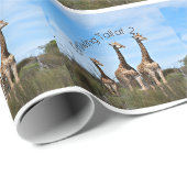 Growing Tall Safari Wrap ラッピングペーパー (ロールコーナー)