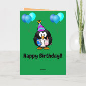 「Growing Up is Optional」誕生日・カード カード (裏面)