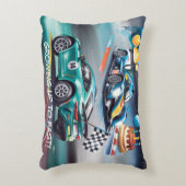 Growing Up To Fast Boy Birthday Party アクセントクッション (正面(垂直))