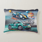 Growing Up To Fast Boy Birthday Party アクセントクッション (裏面)