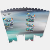 Growing Up To Fast Boy Birthday Party  フェイバーボックス (見開き)