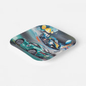 Growing Up To Fast Boy Birthday Party ペーパープレート (傾斜あり)