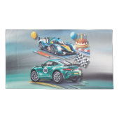 Growing Up To Fast Boy Birthday Party 枕カバー (裏面-左)