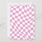 Growing Up Two Fast Race Car Birthday Invitation 招待状 (裏面)