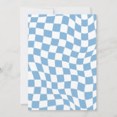 Growing Up Two Fast Race Car Birthday Invitation 招待状 (裏面)