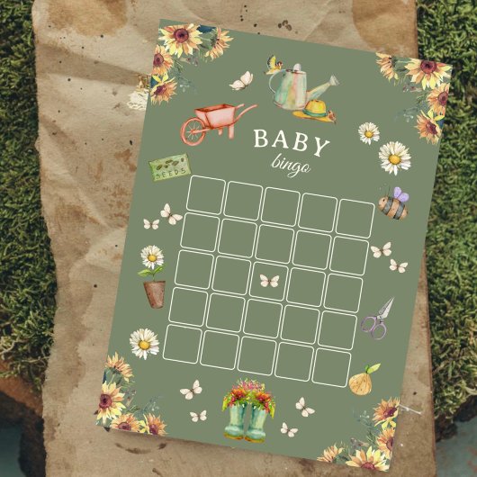 Growing with Love Baby Shower Bingo Game アドバイスカード