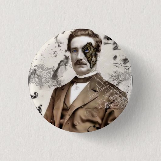 Growland's Replacement Button氏の 缶バッジ (正面)