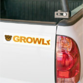 GROWLrのバンパーステッカー バンパーステッカー (トラック上)