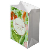 Grown for You Garden Gift Bag — Fresh Vegetable  ミディアムペーパーバッグ (正面アングル)