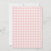 Grown in Texas Cowgirl Boots Pink Bow Baby Shower 招待状 (裏面)