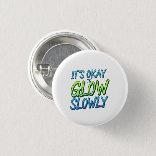 Growth at Your Own Pace 缶バッジ (正面&裏面)